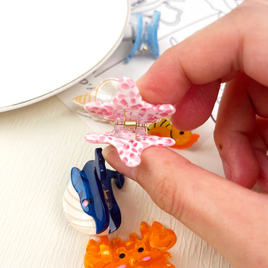 Mini barrette méduse