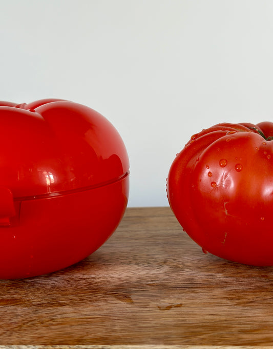 Boîte à tomates Tupperware vintage – produit chiné