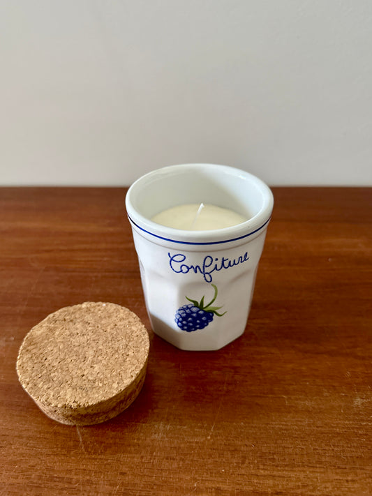 Bougie pot "confiture" - figue