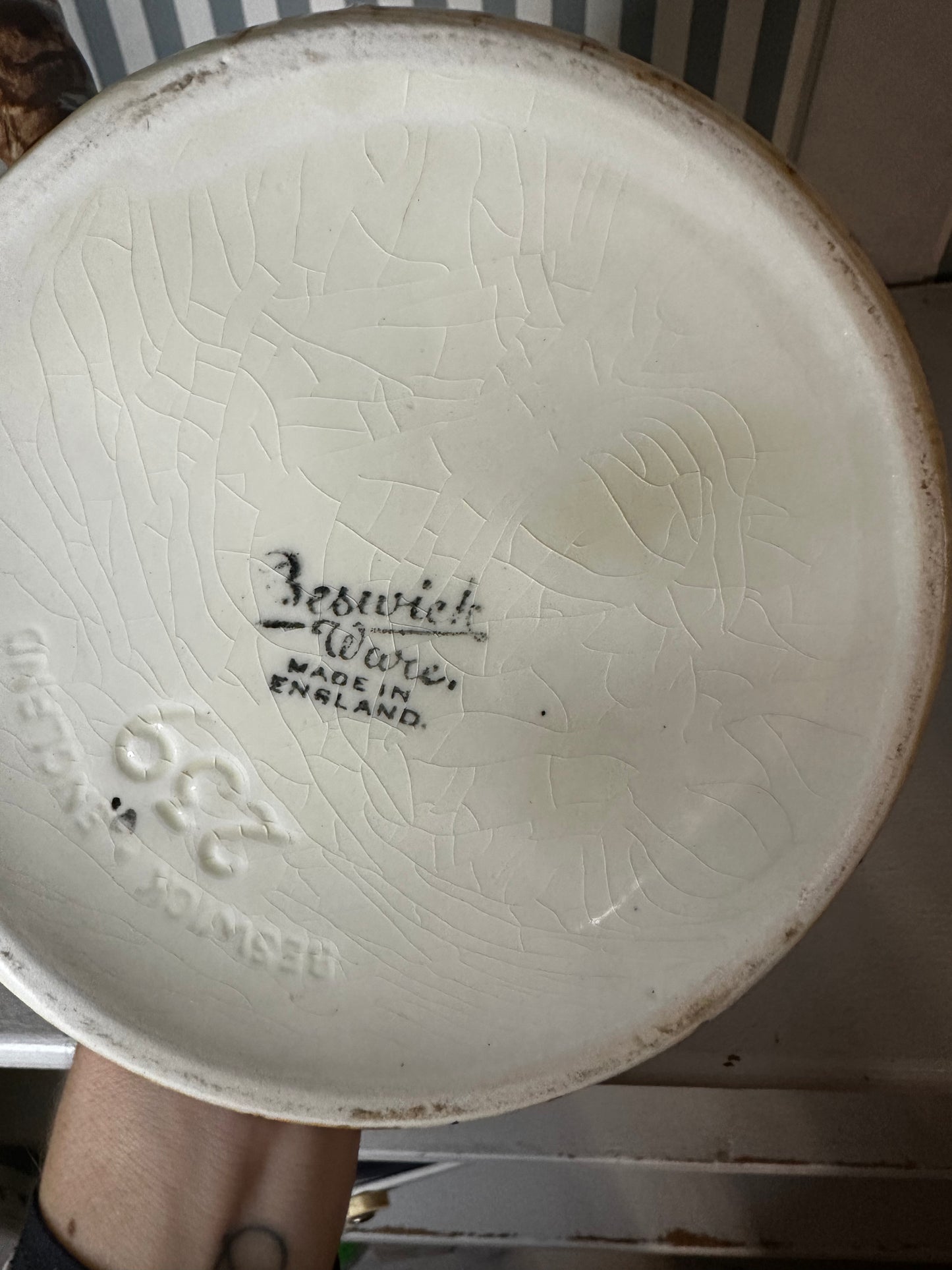 Théière cottage anglais - produit chiné