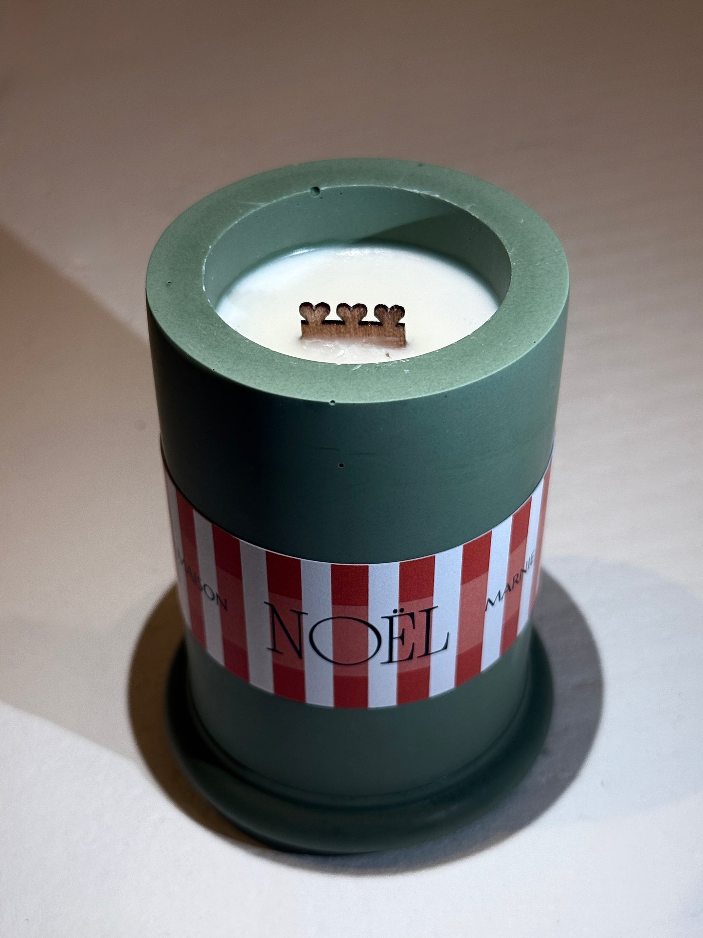 Bougie Noël - sapin