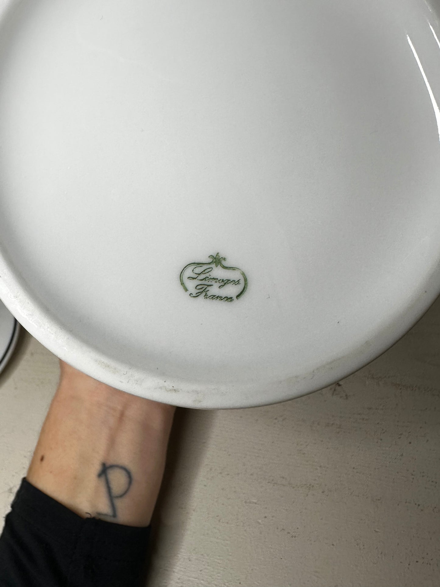 Pot d’apothicaire « Caféine » en porcelaine - produit chiné