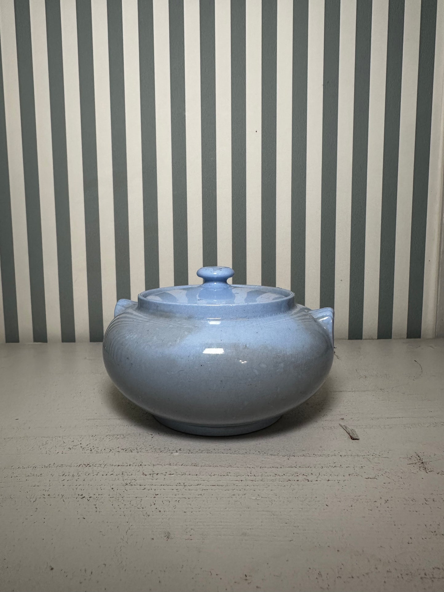 Bougie roude avec couvercle bleue - cachemire & soie