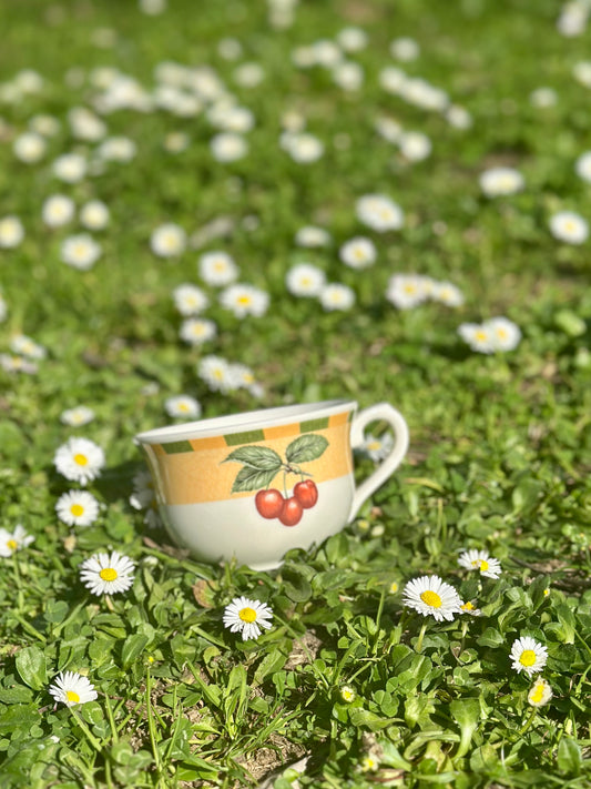 Tasse fruits - produit chiné