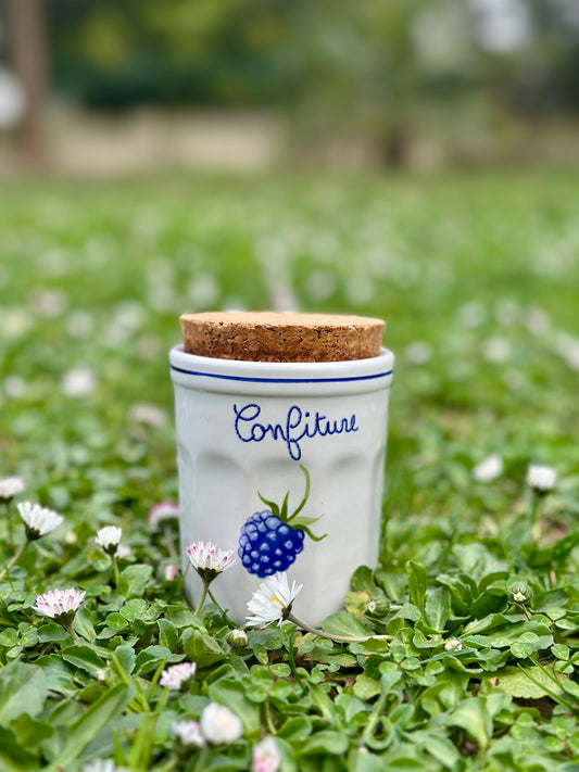Bougie pot "confiture" - figue