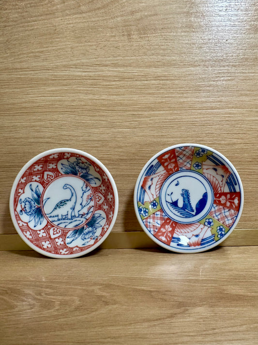 Coupelle japonaise dinosaure - produit chiné