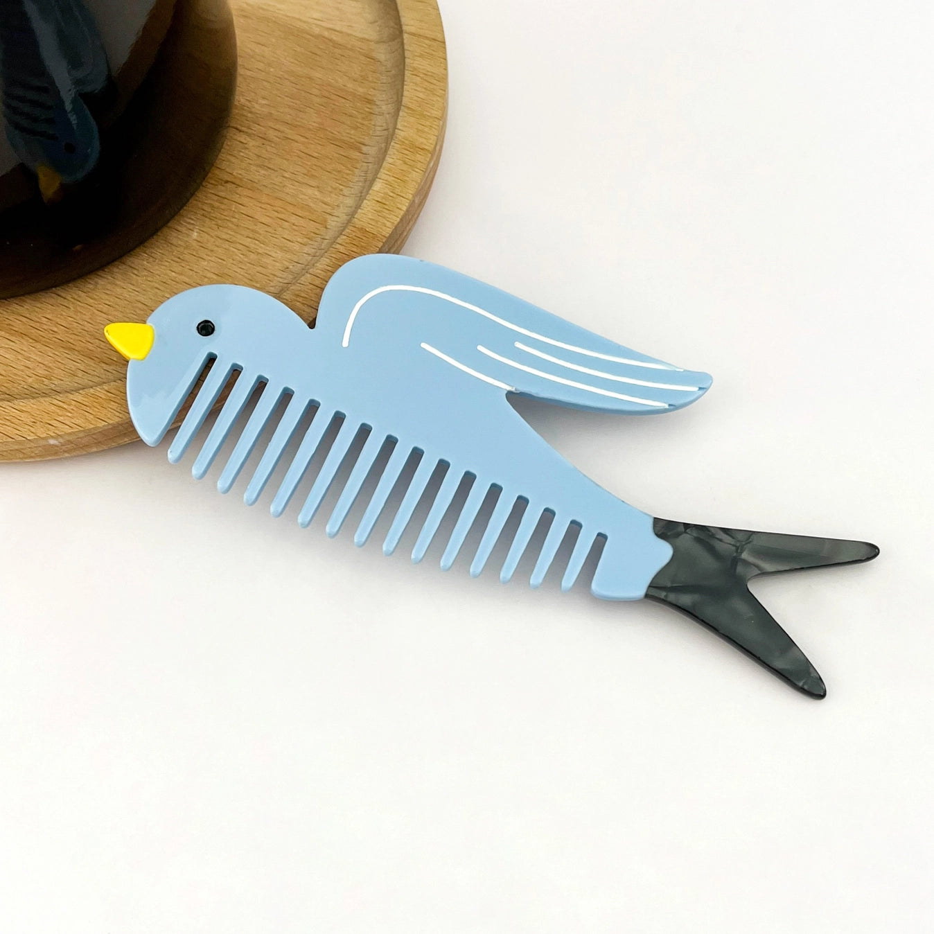 Petit peigne à cheveux Oiseau