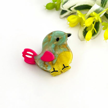 Mini pince à cheveux oiseau