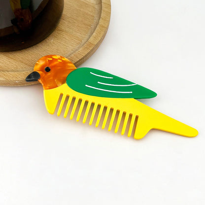 Petit peigne à cheveux Oiseau