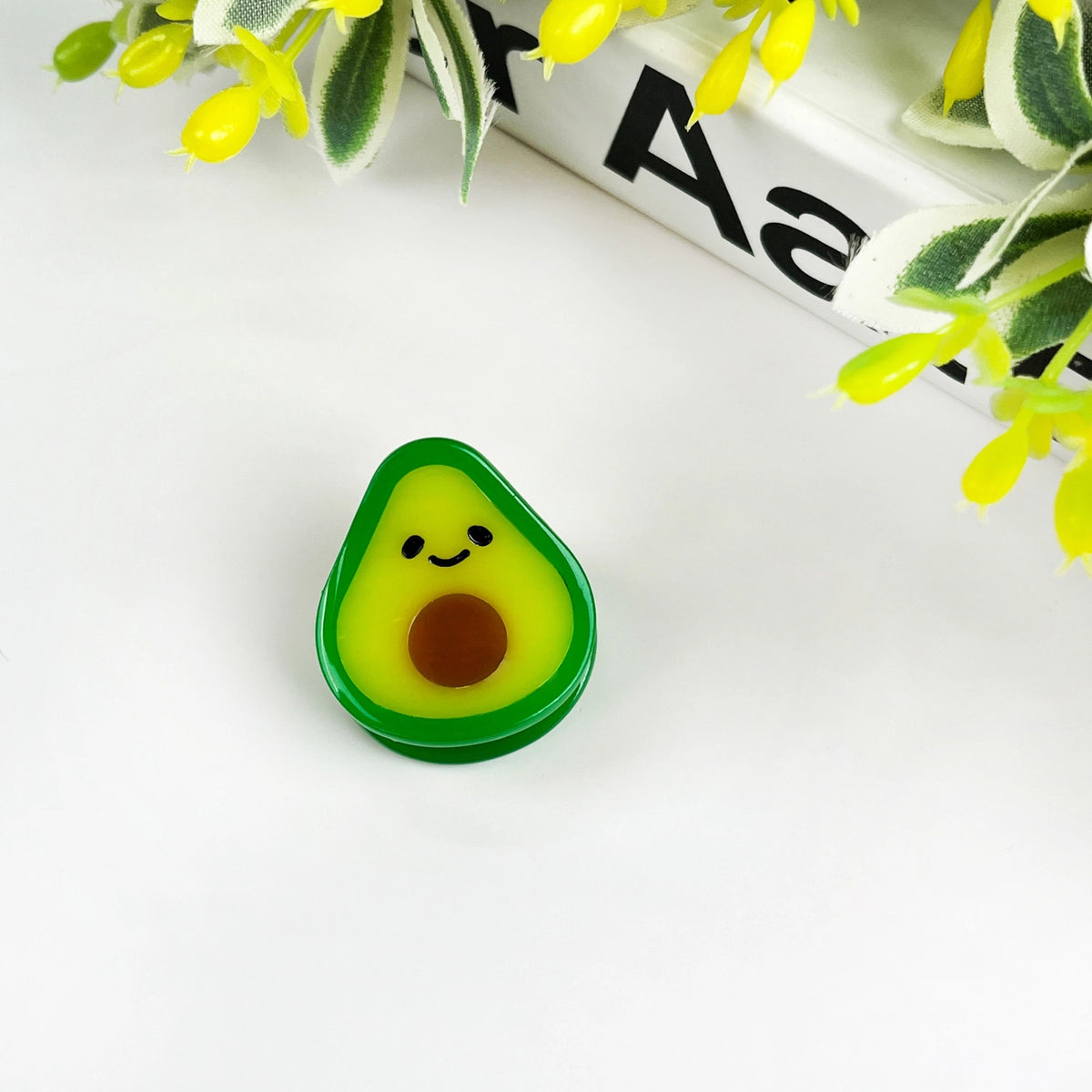 Mini pince à cheveux fruits