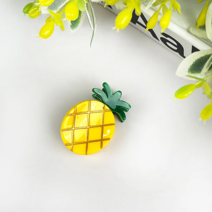 Mini pince à cheveux fruits