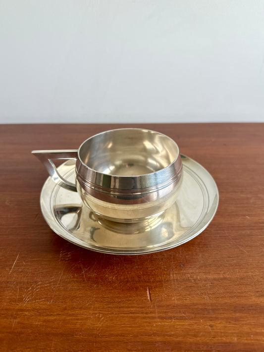 Tasse XXL vintage et soucoupe - produits chinés