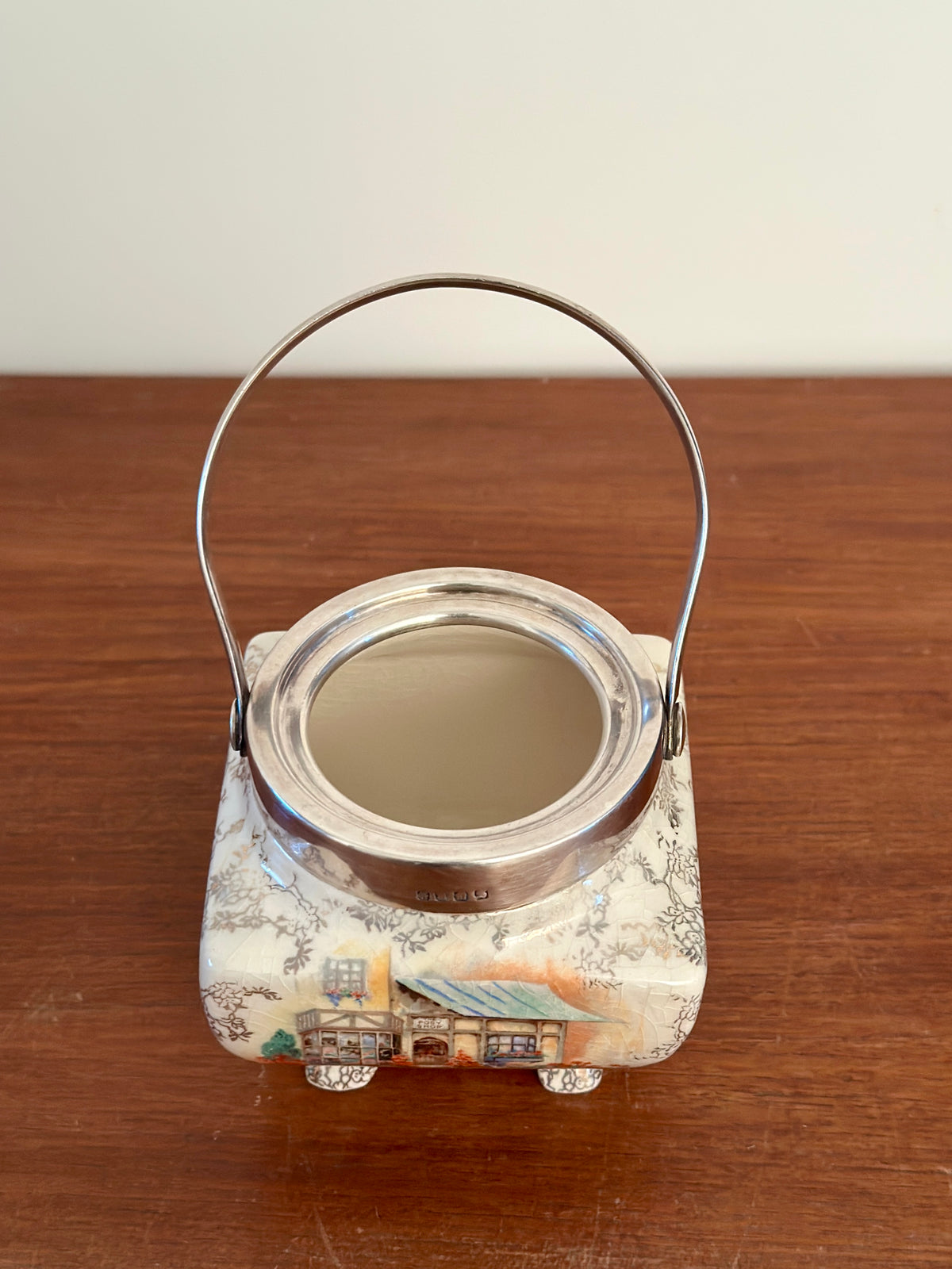 Sucrier vintage cottage anglais - produit chiné