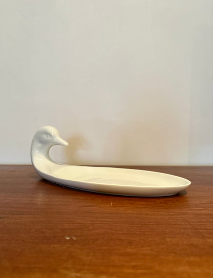 Plat canard vintage - objet chiné