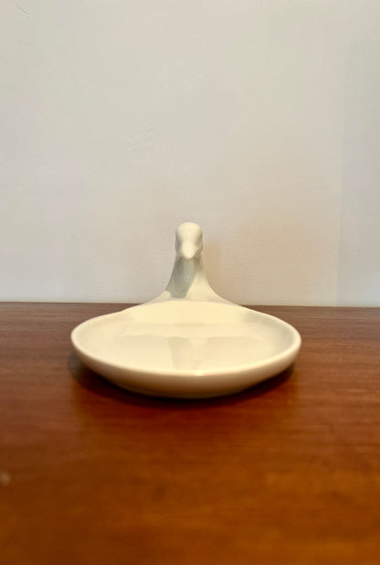 Plat canard vintage - objet chiné