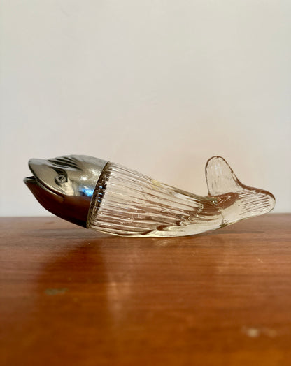 Distributeur de cacahuètes poisson - objet chiné