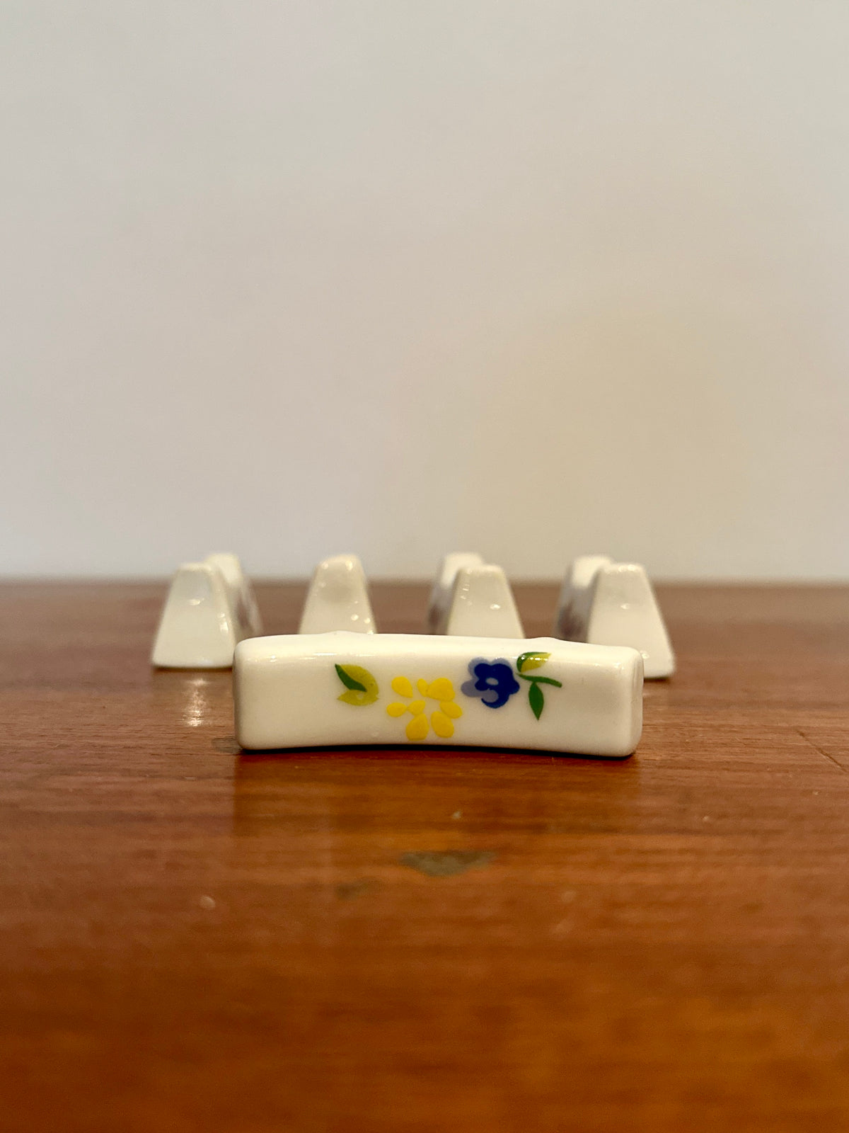 Porte-couteau vintage fleuri - objets chinés