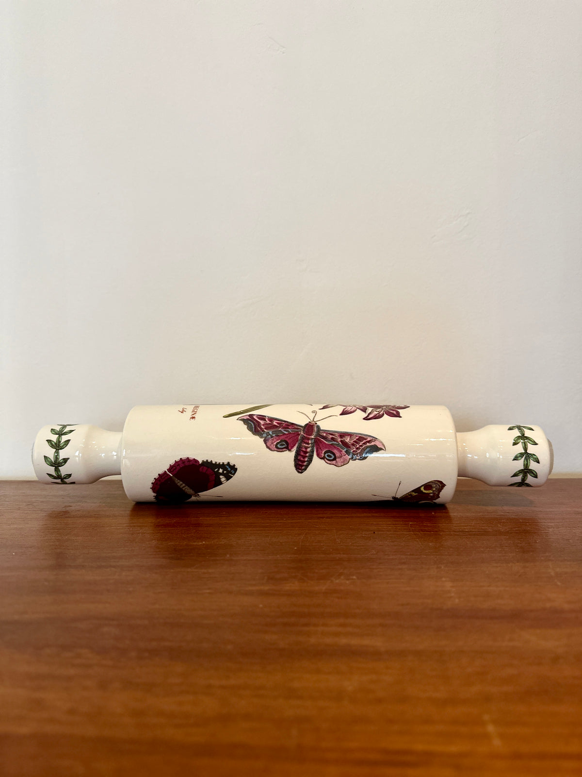 Rouleau à pâtisserie creux en céramique - objet chiné