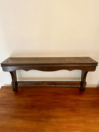 Petite étagère murale en bois - objet chiné
