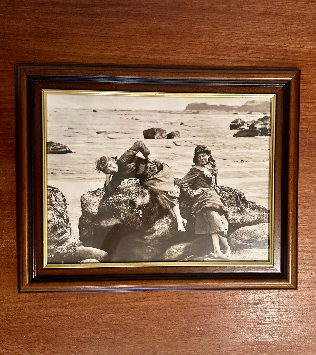 Photographie ancienne encadrée « Limpets » - objet chiné