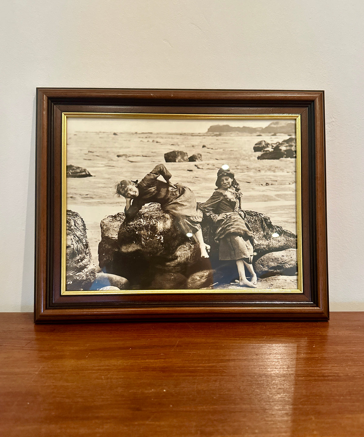Photographie ancienne encadrée « Limpets » - objet chiné