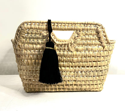Panier vintage en palmier