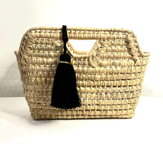 Panier vintage en palmier