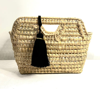 Panier vintage en palmier