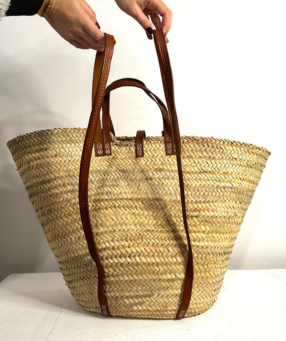 Panier-hotte XXL brodé "Merry Christmas"