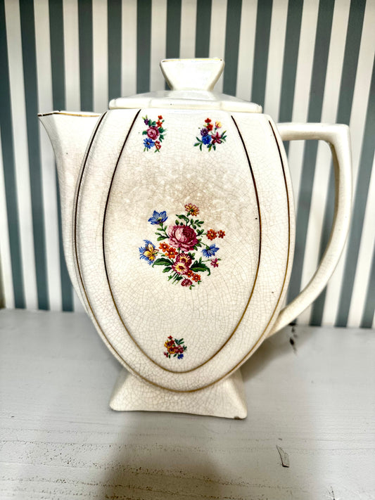 Cafetière Labrute & Cie en faïence ancienne - produit chiné