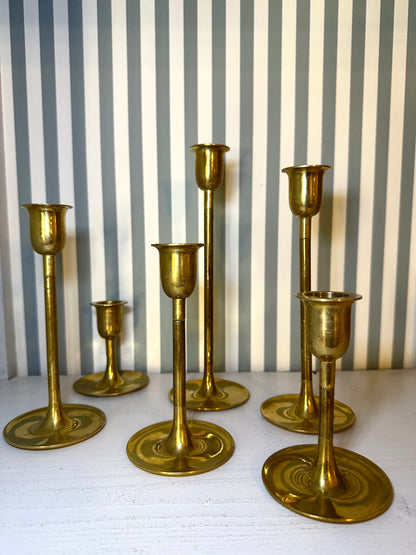 Bougeoirs en laiton - produits chinés