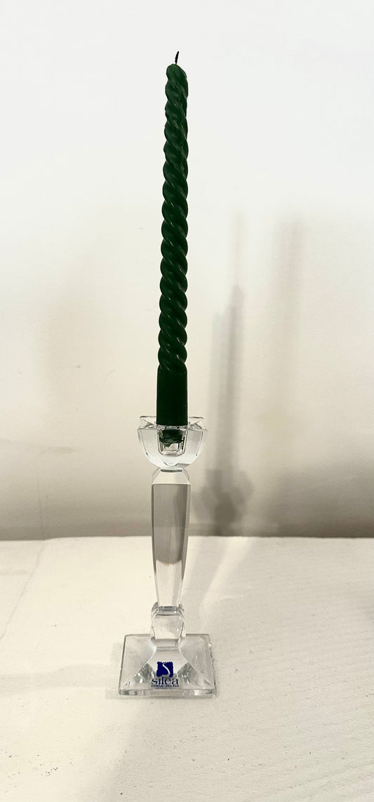 Bougeoir en cristal - produit chiné