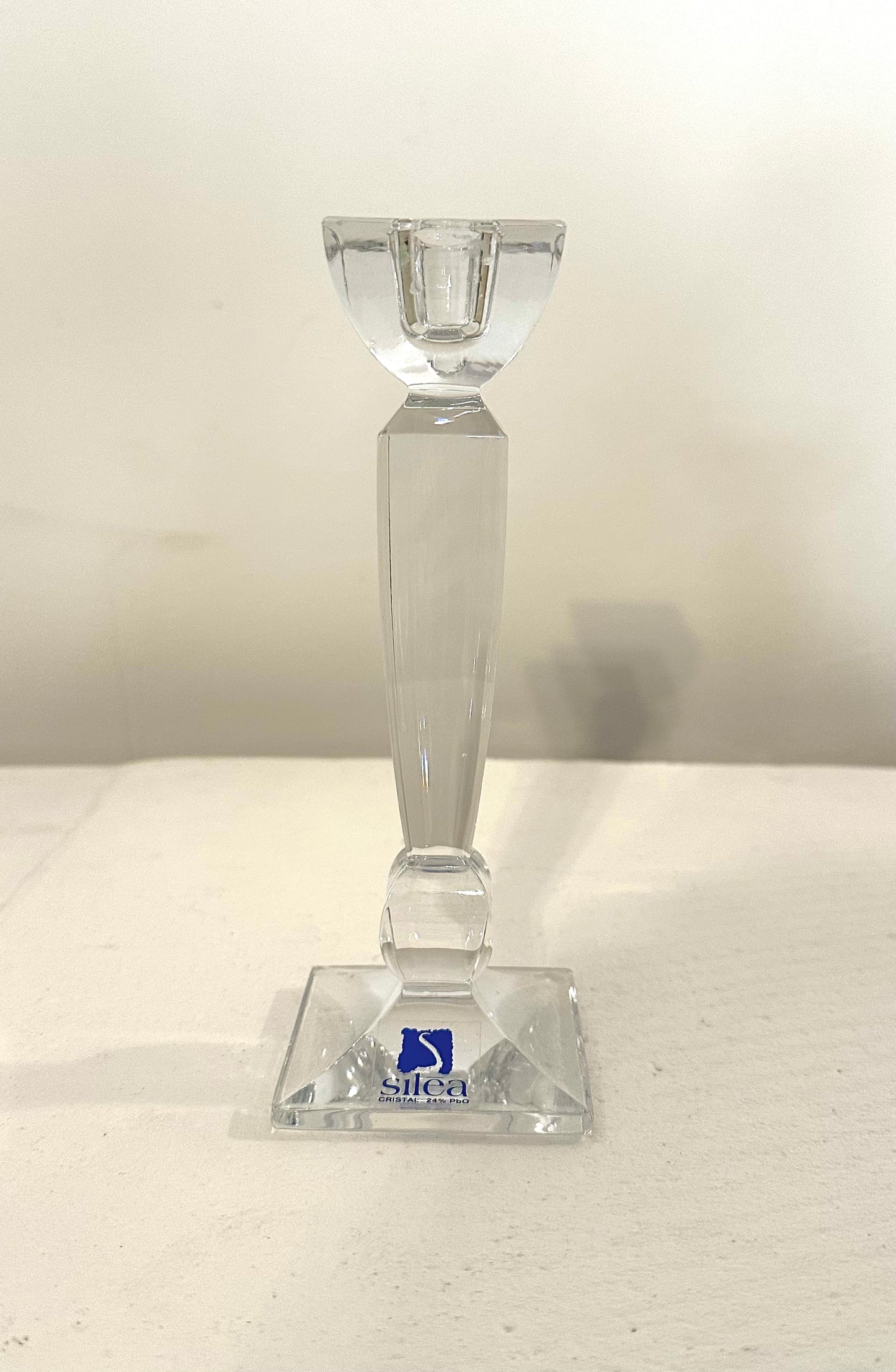 Bougeoir en cristal - produit chiné