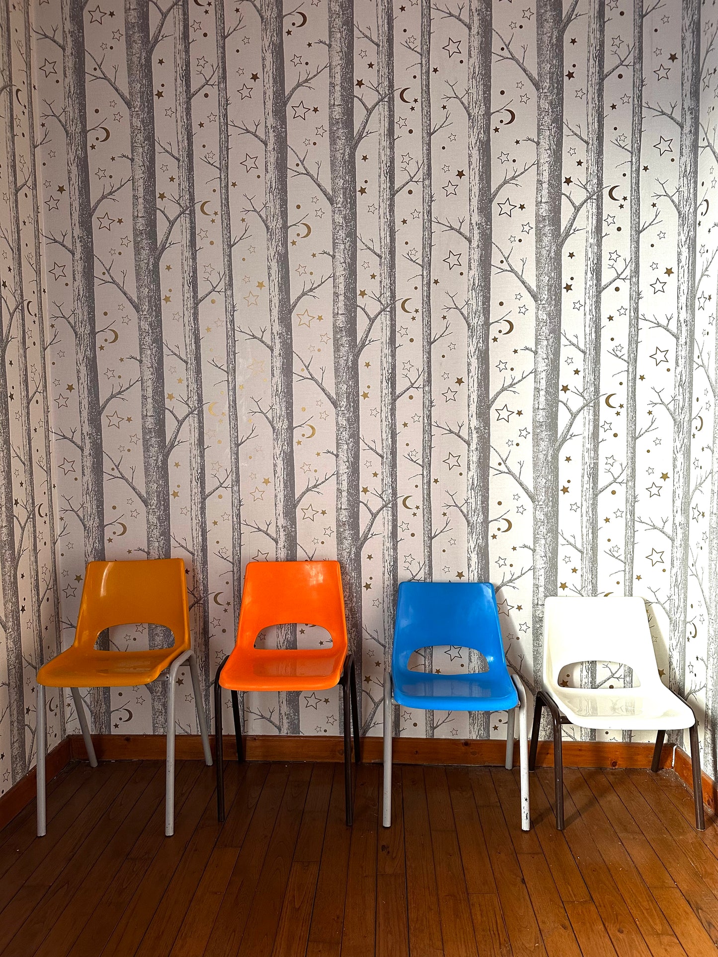 Chaise d'école vintage - produit chiné