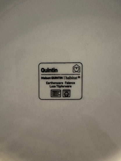 Assiette voilier - produit chiné