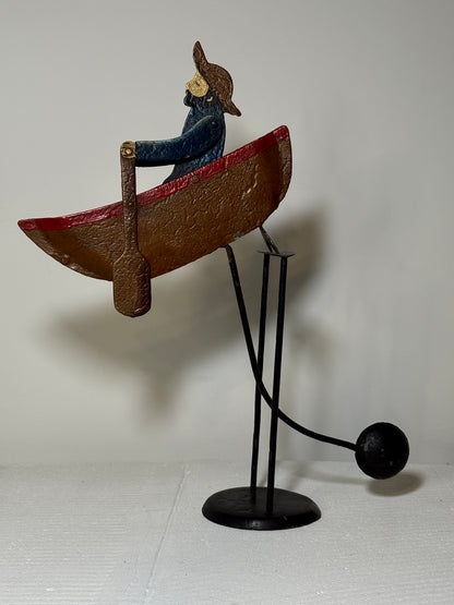 Balancier pêcheur - produit chiné