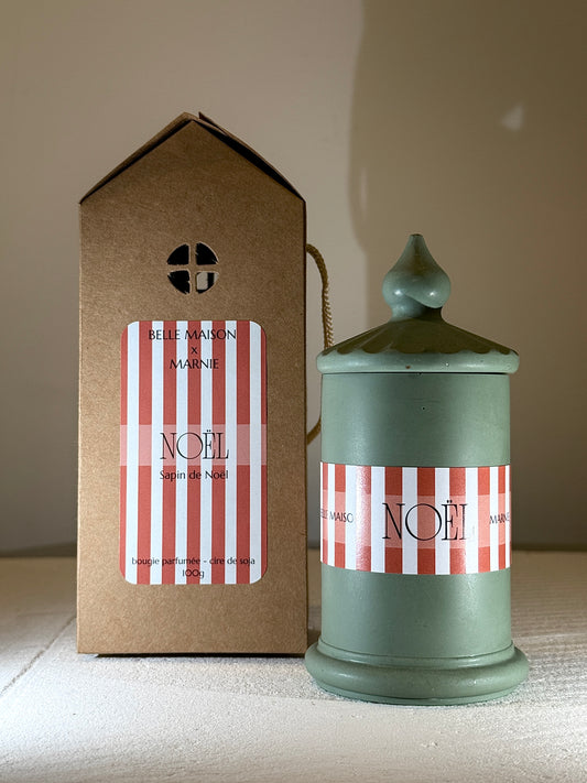 Bougie Noël - sapin