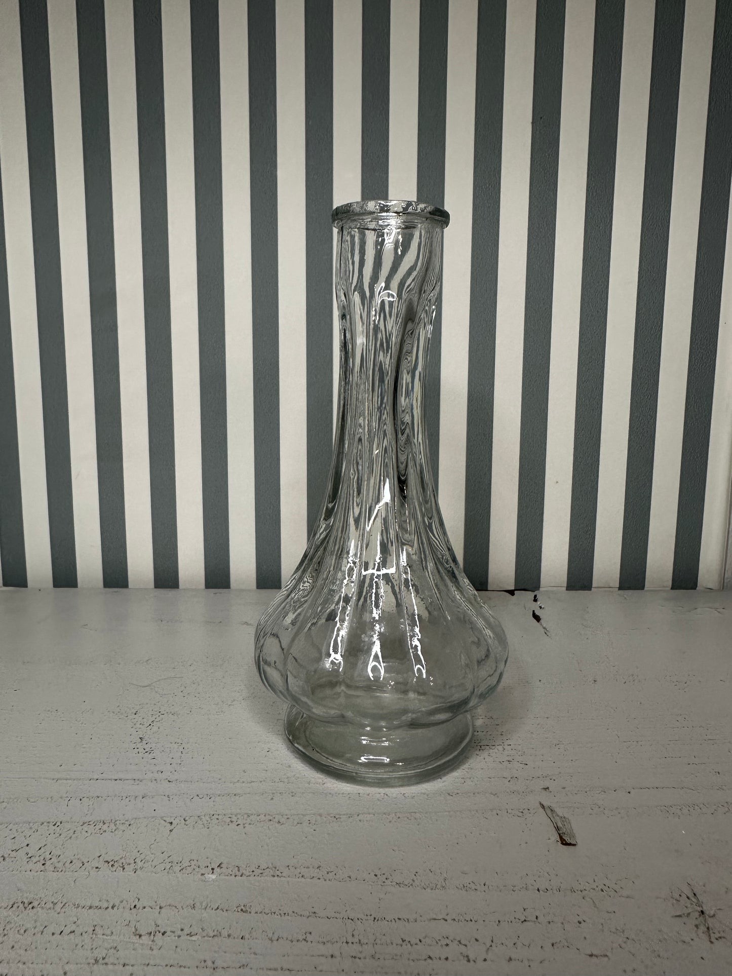 Mini soliflore en verre - produit chiné