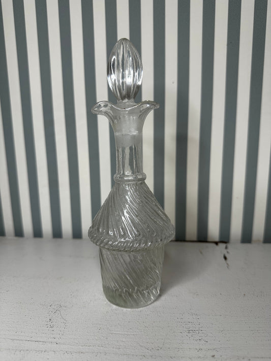 Ancien huilier en verre torsadé - produit chiné