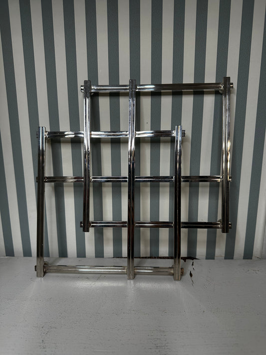 Dessous-de-plat extensible en métal chromé - produit chiné