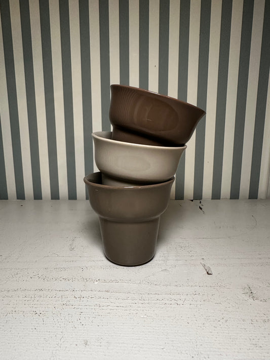 Lot de 3 petites tasses à café vintage - produits chinés