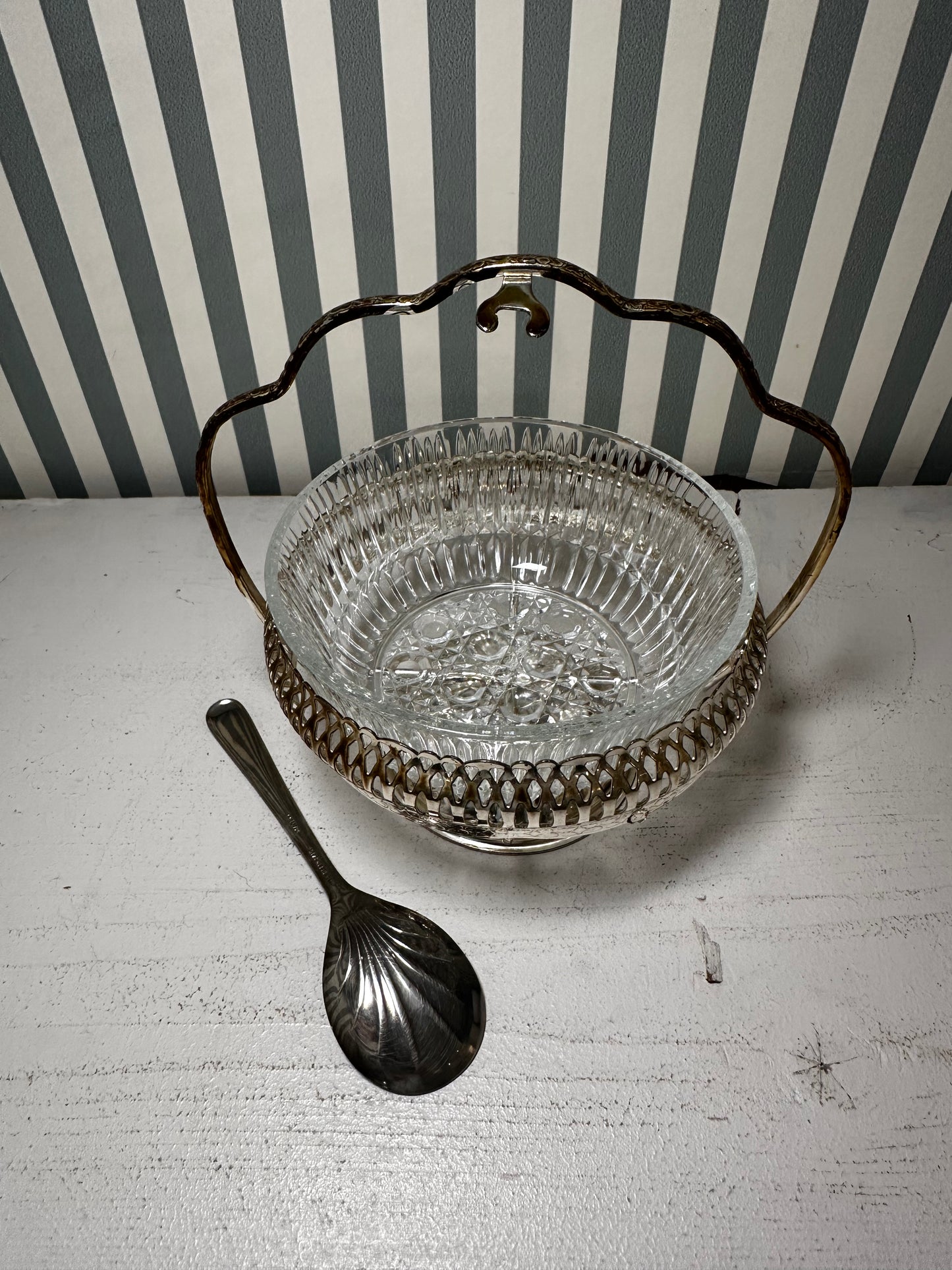 Sucrier / Confiturier vintage - produit chiné