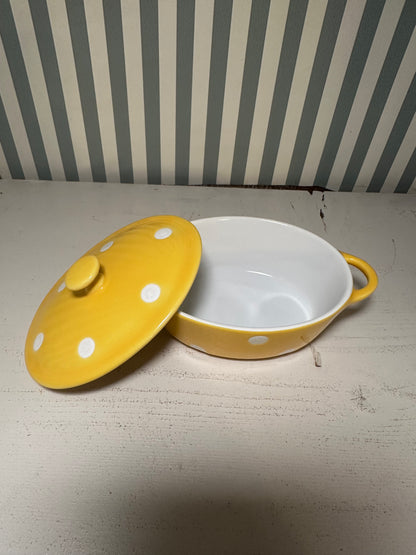Mini cocotte à pois - produit chiné