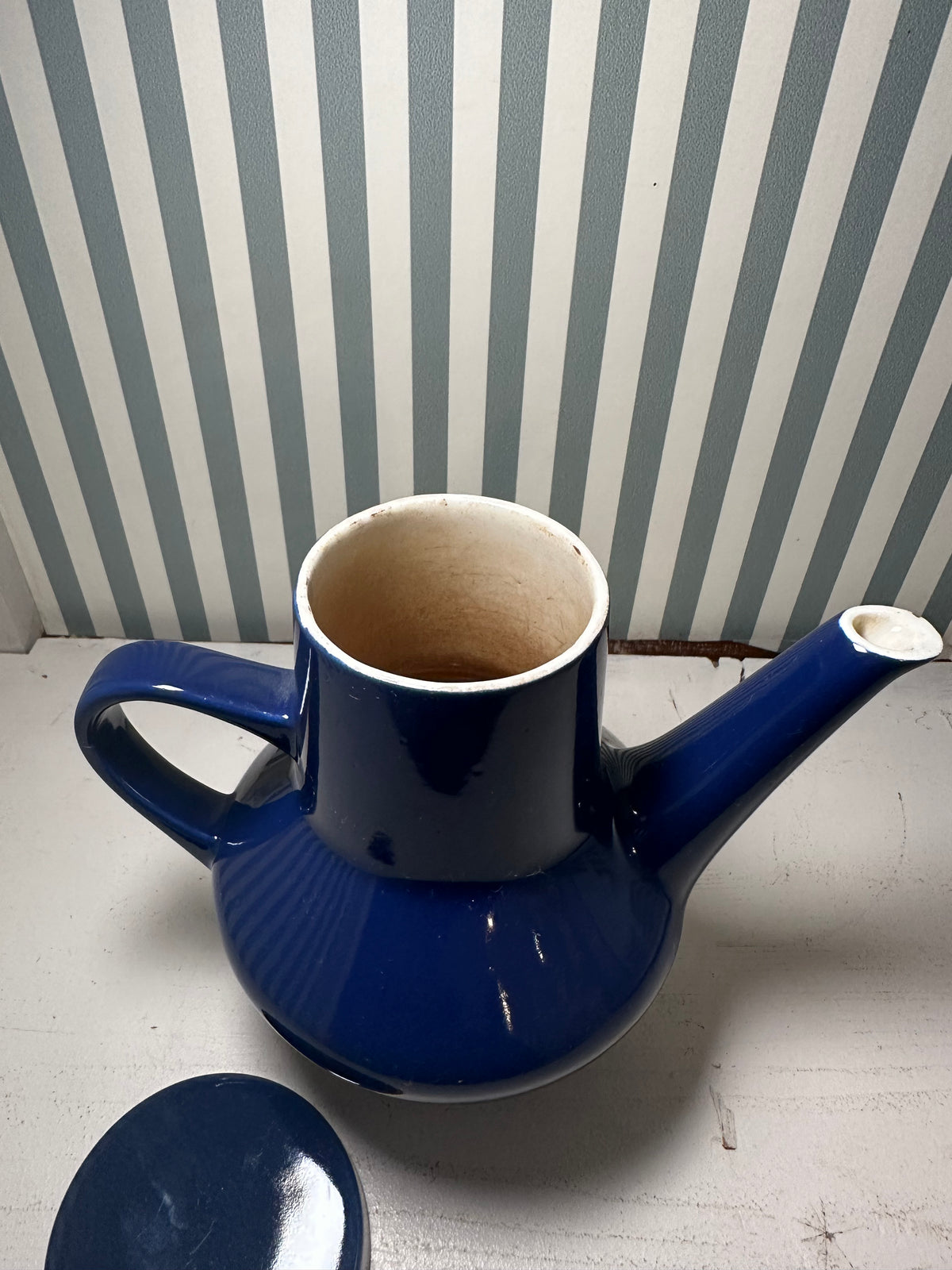 Théière vintage bleu - produit chiné