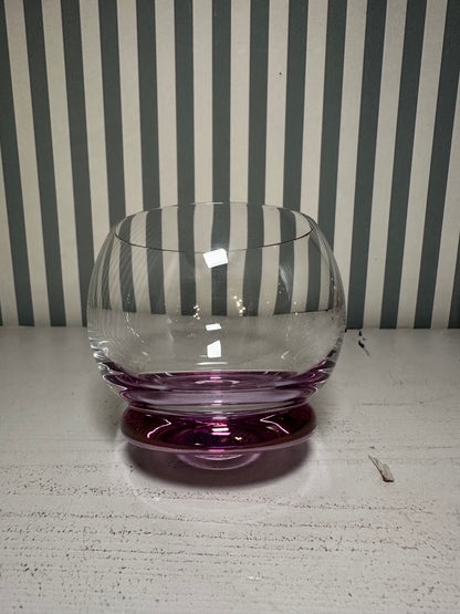 Verre à base colorée - produit chiné