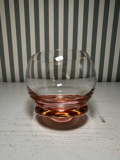 Verre à base colorée - produit chiné
