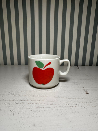 Tasse espresso pomme  - produit chiné