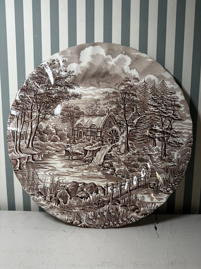 Assiette anglaise “The Mill” – Alfred Meakin - produit chiné