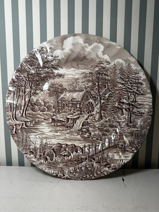 Assiette anglaise “The Mill” – Alfred Meakin - produit chiné