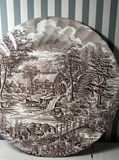 Assiette anglaise “The Mill” – Alfred Meakin - produit chiné